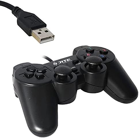 JET RUMBLEPAD KD-208 PC USB Dual Vibration Game Controller-Double pack
