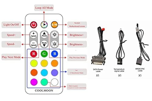 PA-1 Controller PWM Fan Controller Hub ARGB Controller PWM 4PIN 5V 3PIN