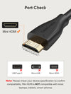 Mini HDMI to HDMI Cable 4K@60Hz