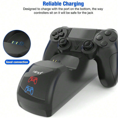 DW Mimd PS4 Controller Charging Stand for PS4/PS4 Slim/PS4 Pro