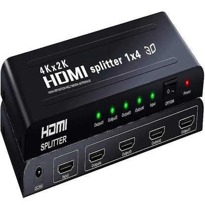 1x4 Hdmi Splitter, UHD 4Kx2K 3D