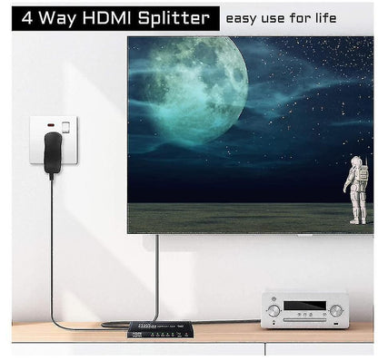 1x4 Hdmi Splitter, UHD 4Kx2K 3D