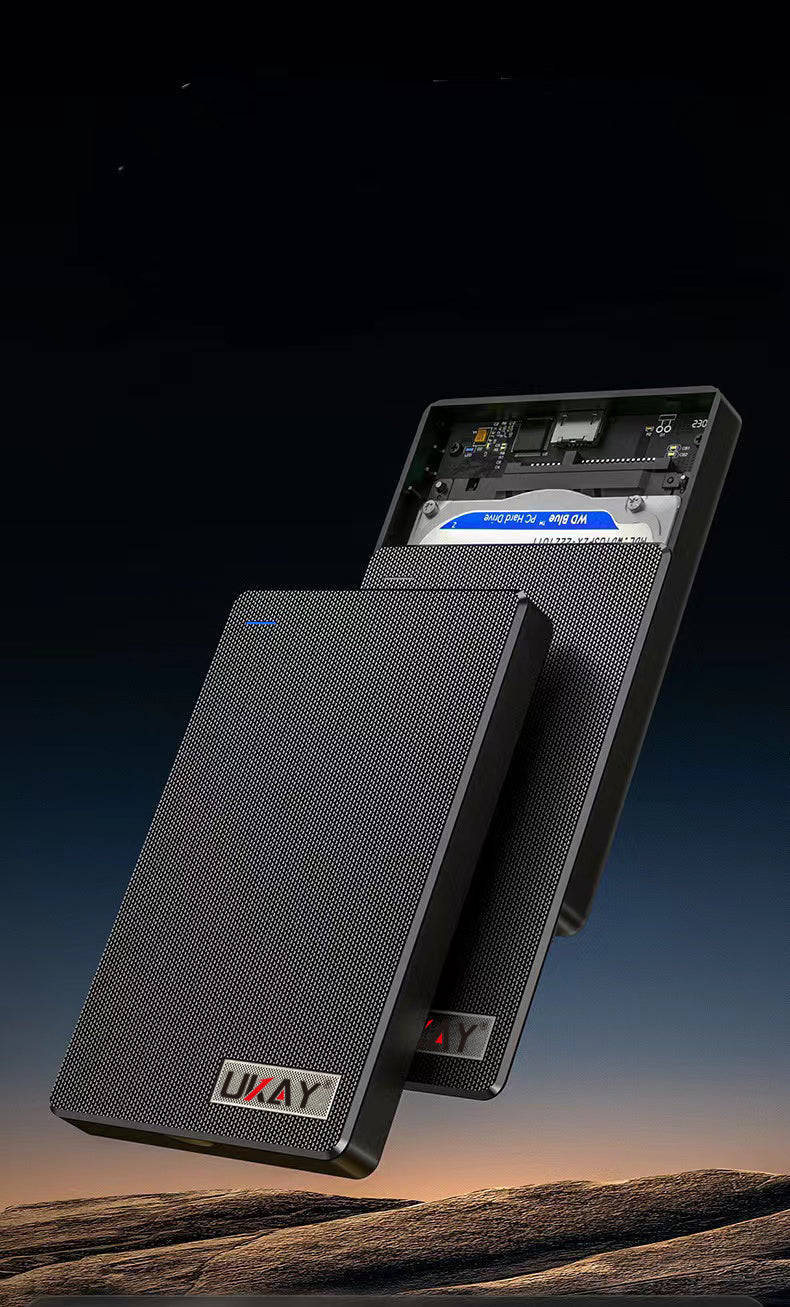UKAY Type-C & Usb-A Port USB3.0 2.5 Inch SATA HDD SSD ENCLOSURE