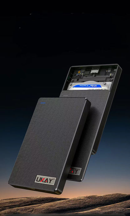 UKAY Type-C & Usb-A Port USB3.0 2.5 Inch SATA HDD SSD ENCLOSURE