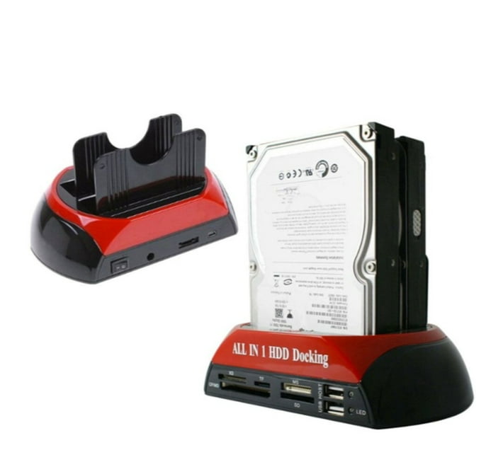 Cell N Tech All-in-1 Dual Hard Drive HDD Docking Station