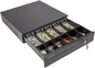 L405 Cash Drawer - Black, RJ11 / RJ12 Printer Kick Interface