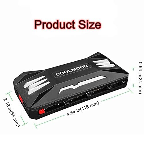 PA-1 Controller PWM Fan Controller Hub ARGB Controller PWM 4PIN 5V 3PIN