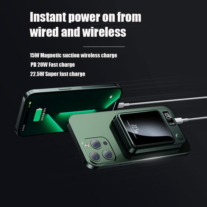 10000mAh 22.5W Magnetic Wireless Fast-Charge Power-Bank