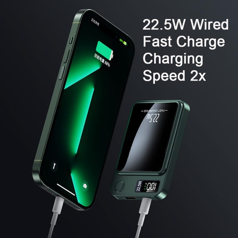 10000mAh 22.5W Magnetic Wireless Fast-Charge Power-Bank