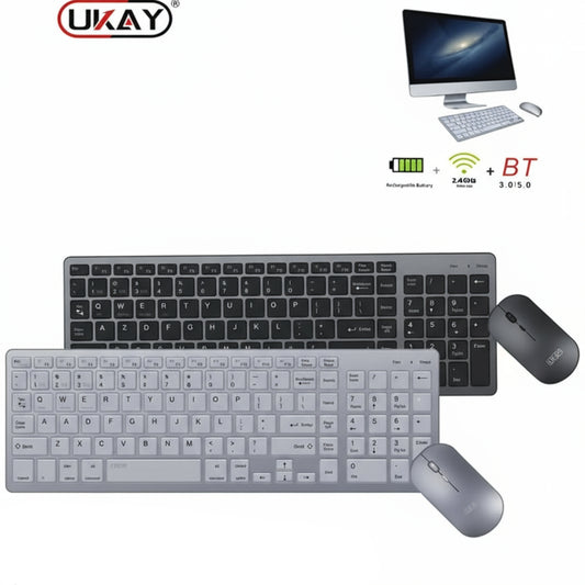 UKAY-Wireless Keyboard And Mouse Set Computer Laptop General Offic KM-18
