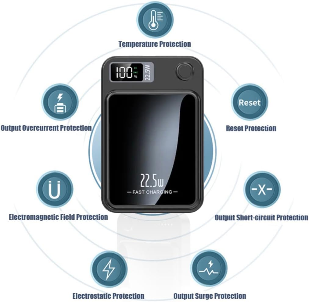 10000mAh 22.5W Magnetic Wireless Fast-Charge Power-Bank