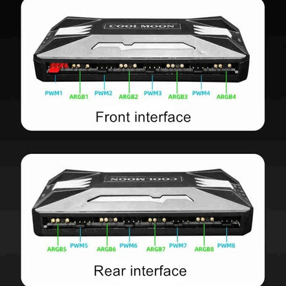 PA-1 Controller PWM Fan Controller Hub ARGB Controller PWM 4PIN 5V 3PIN