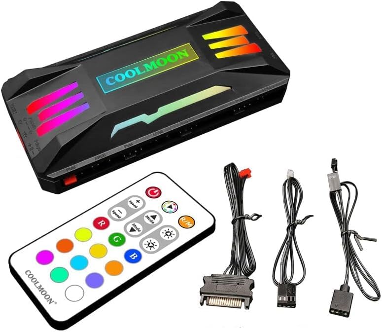 PA-1 Controller PWM Fan Controller Hub ARGB Controller PWM 4PIN 5V 3PIN