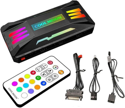 PA-1 Controller PWM Fan Controller Hub ARGB Controller PWM 4PIN 5V 3PIN