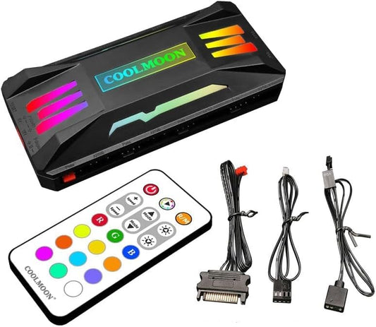 PA-1 Controller PWM Fan Controller Hub ARGB Controller PWM 4PIN 5V 3PIN