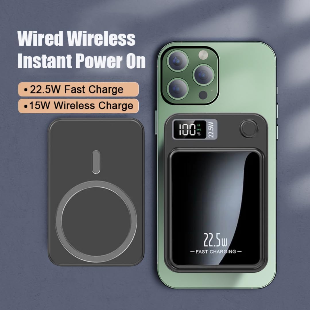 10000mAh 22.5W Magnetic Wireless Fast-Charge Power-Bank