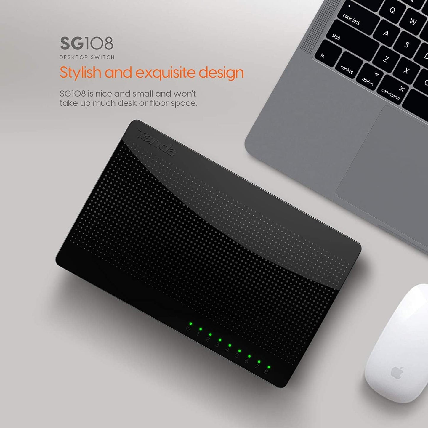 TENDA-SG108 8-Port 10/100/1000Mbps Ethernet Switch