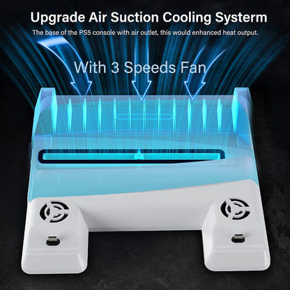 Dobe Compatible with PS5 Multi functional Cooling Stand TP5-0593
