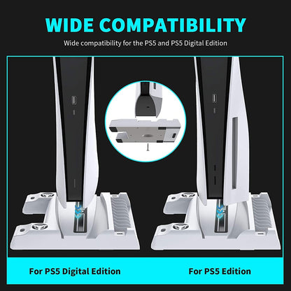 Dobe Compatible with PS5 Multi functional Cooling Stand TP5-0593