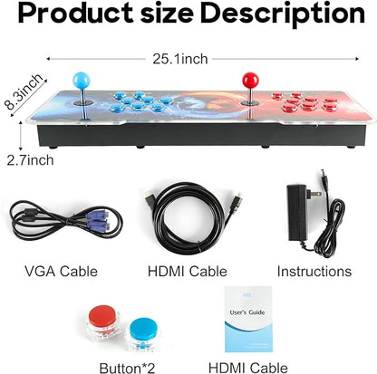 pandora Box Arcade Game Console 26800 Game Pre-Install,Retro Game Machine for TV