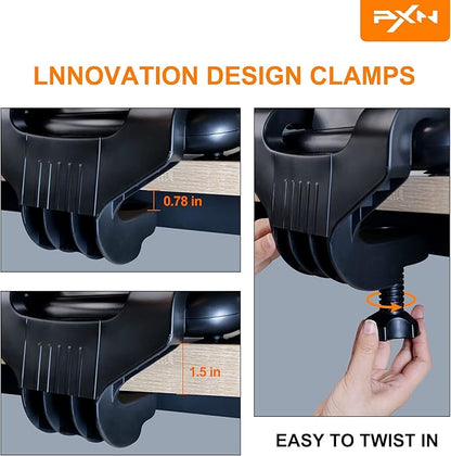 PXN USB Racing Gaming Steering Wheel And Gear, Pedal Set - PXN-V3 pro