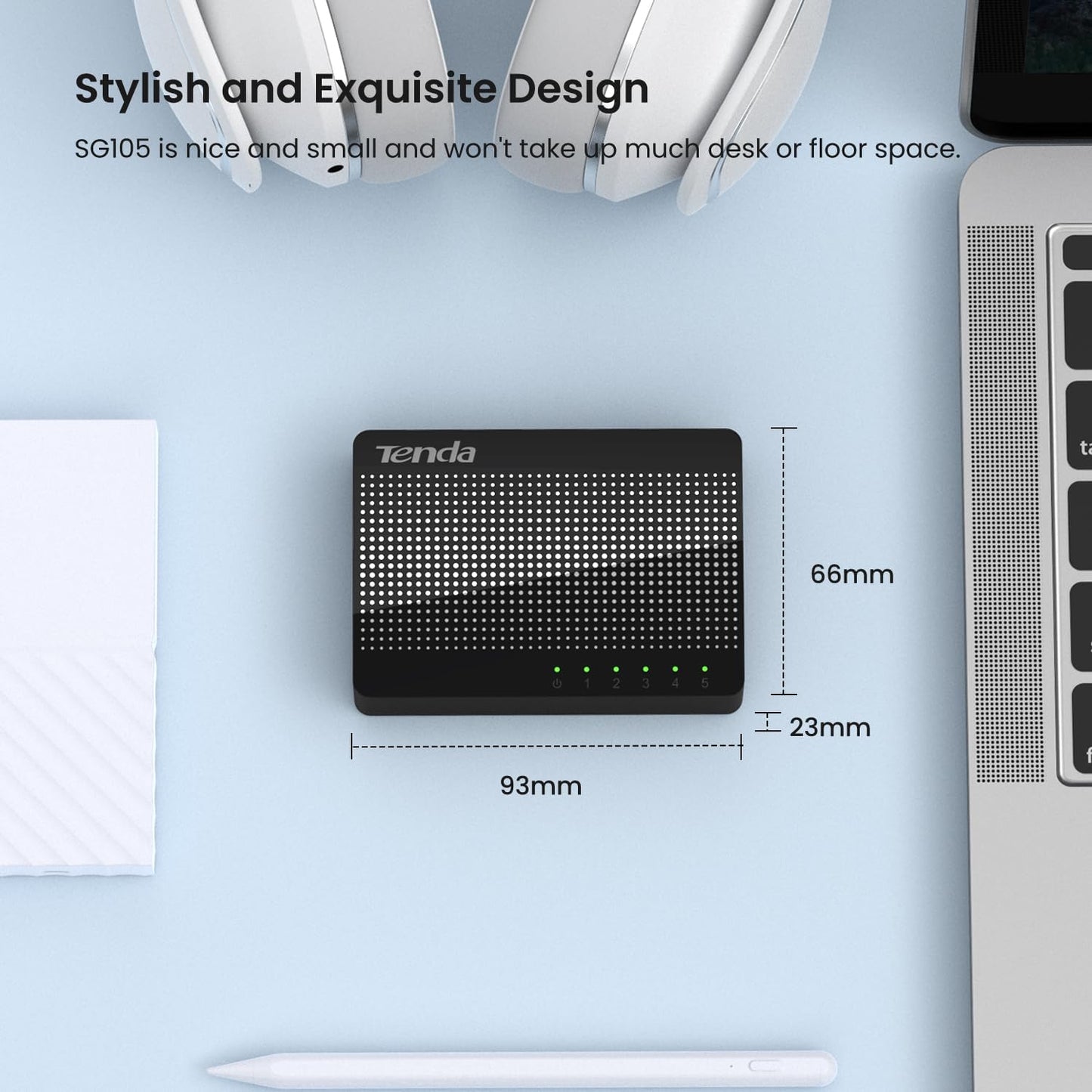 Tenda 5port Gigabit Switch Plug and Play-SG105