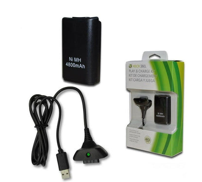 X-360 Compatible XBox 360 Wireless Controller Battery Pack 4800mAh