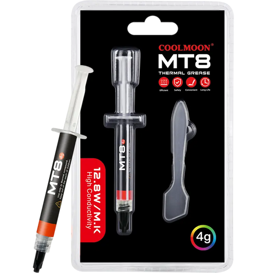 Thermal Compound Paste 4G Thermal Conductive Grease Easy to Apply CPU GPU Cooler Heatsink with Tool for CPU GPU Safe Application