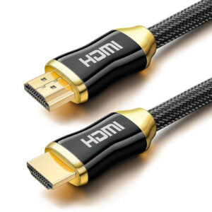 HDMI 4K Cable Gold Plated V2.0 Nylon Braided Long Lead 2160p 3D HDTV UHD