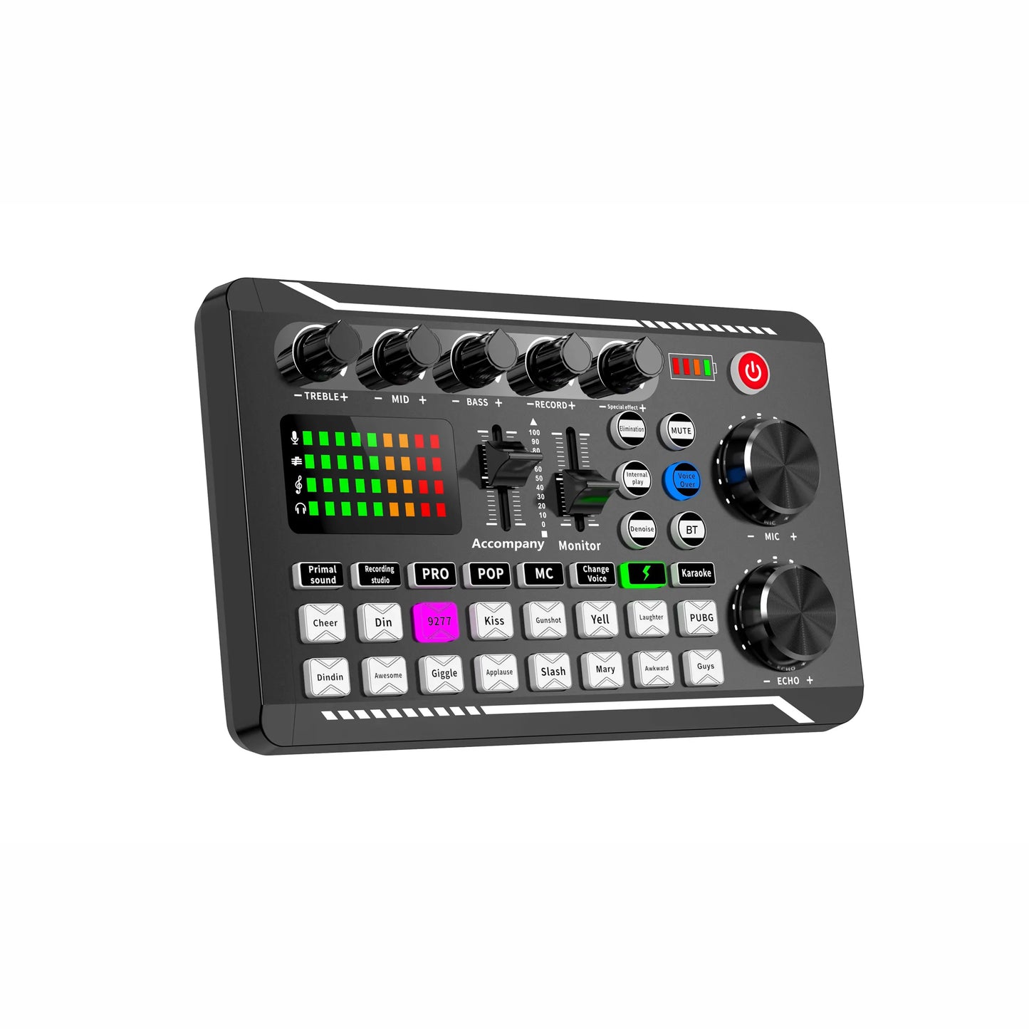 998 Sound card Smart noise reduction Mobile computer live broadcast sound card Mobile computer live broadcast sound card