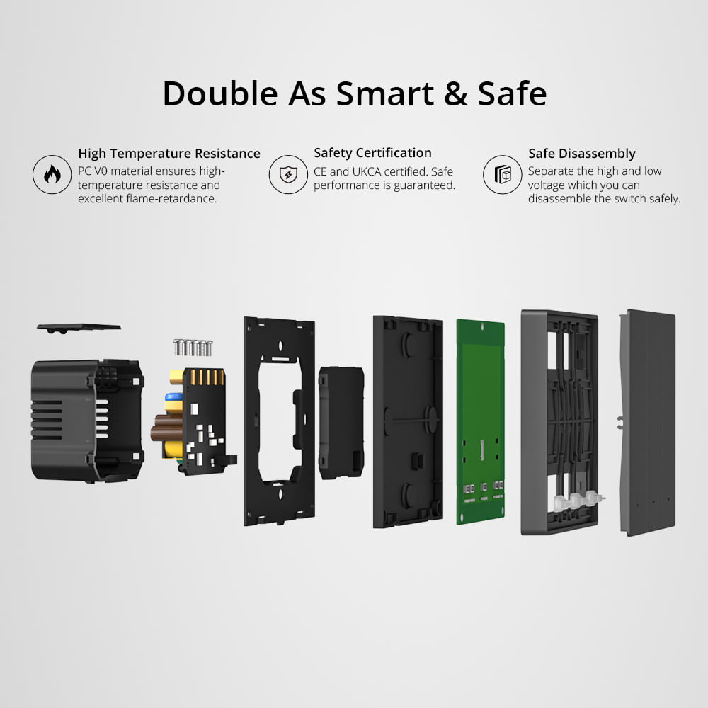 Sonoff M5-3C-120 WiFi Smart Light Switch Man 3CH