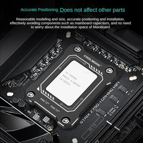 COOLMOON BC-1700 Intel 12 Generation CPU Bending Correction Fixing Buckle LGA1700 Buckle Fix Substitute Aluminum kit