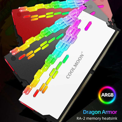 COOLMOON-ARGB Memory Heatsink Luminescent memory strip cooling housing