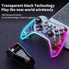 S03 RGB Transparent Shell Wireless Bluetooth Game Control For Nintendo
