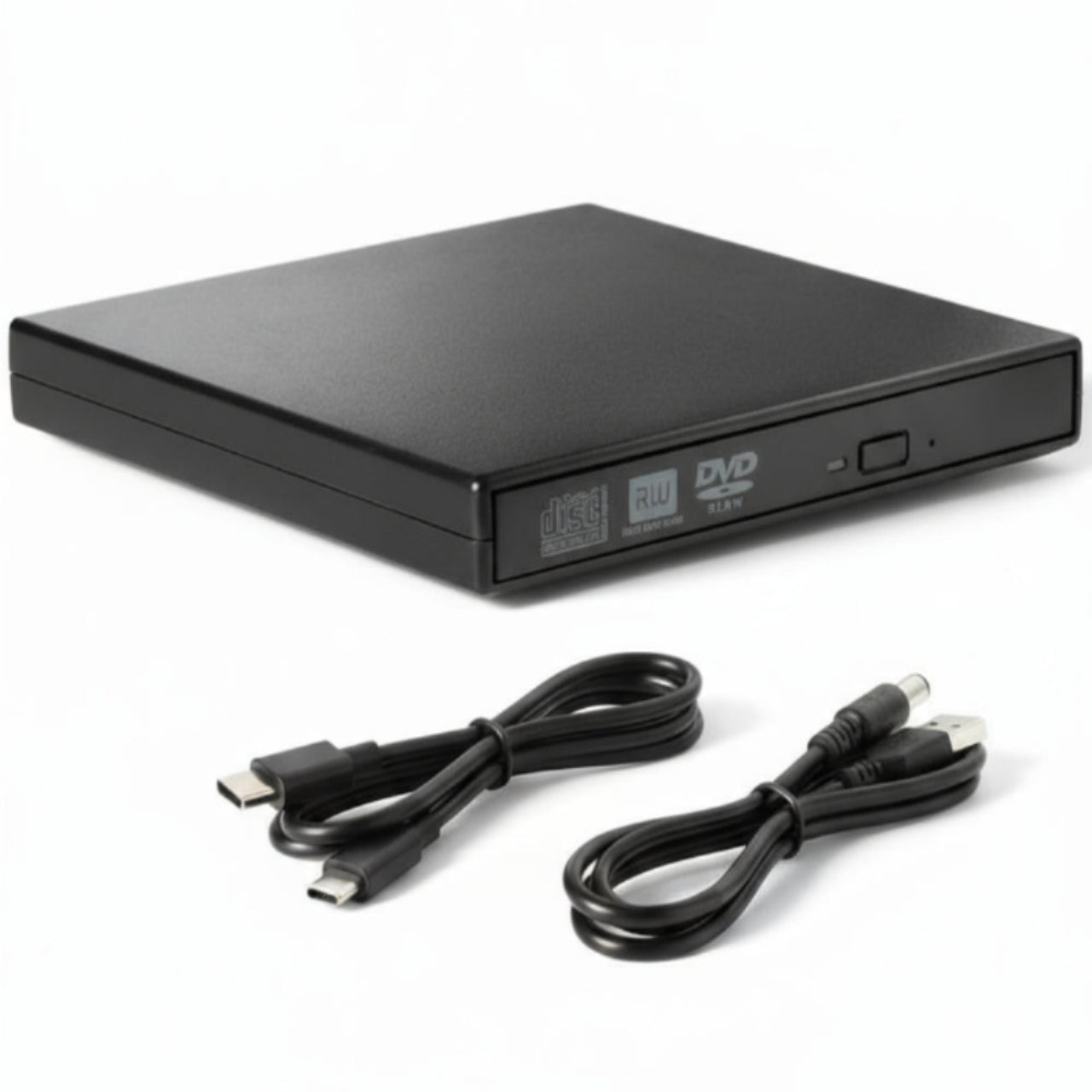 External USB DVD/RW Drive (USB 2.0)(Slim)(Black)