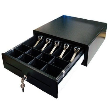 415 Heavy Duty Cash Drawer 5 Note/8 Coin (Black)