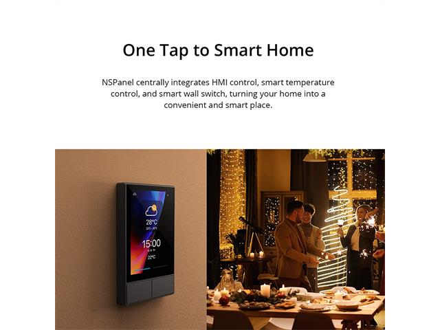 Sonoff NSPanel Smart Scene Wall Switch-Black